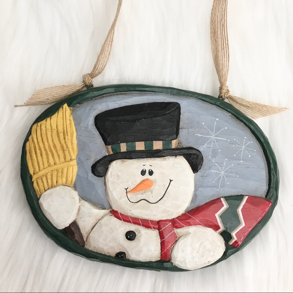Vintage Holiday Two Sided Wall Decor